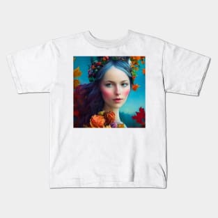 Autumn Goddess #4 Kids T-Shirt